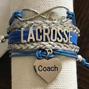 Lacrosse Coach Bracelet- Lacrosse Jewelry